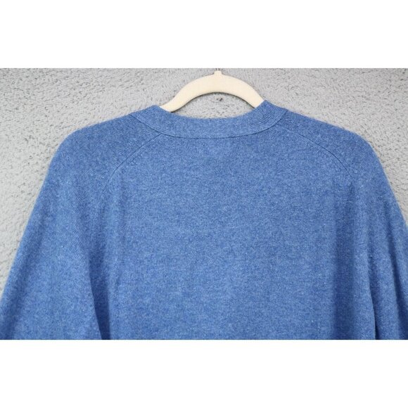 L.L.Bean Men's Button-Up Grandpa Cardigan-100% Lamb's Wool-Large-Elbow Patches - Picture 11 of 11